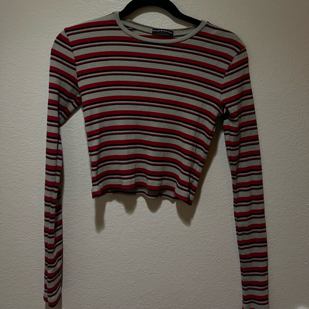 Red / Tan / Black long sleeve